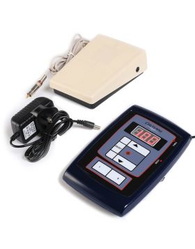 tattoo New LCD Digital Tattoo Power Supply with Foot Pedal and Clip Cord Kit P164